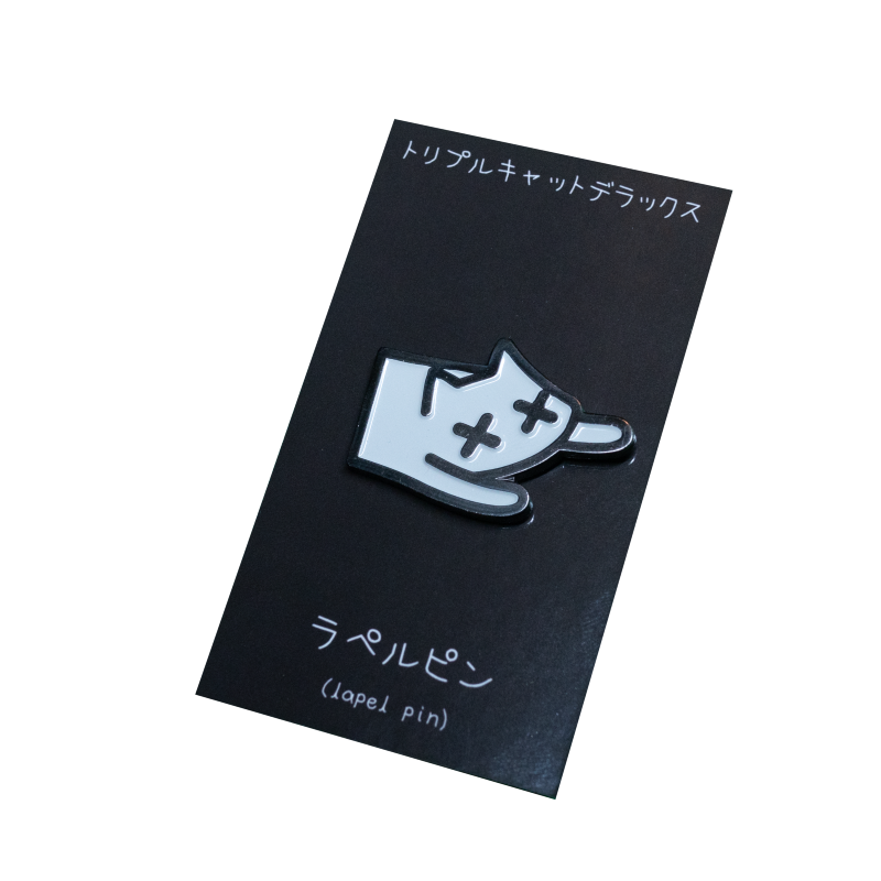 dead tired cat (pin) - triple cat deluxe