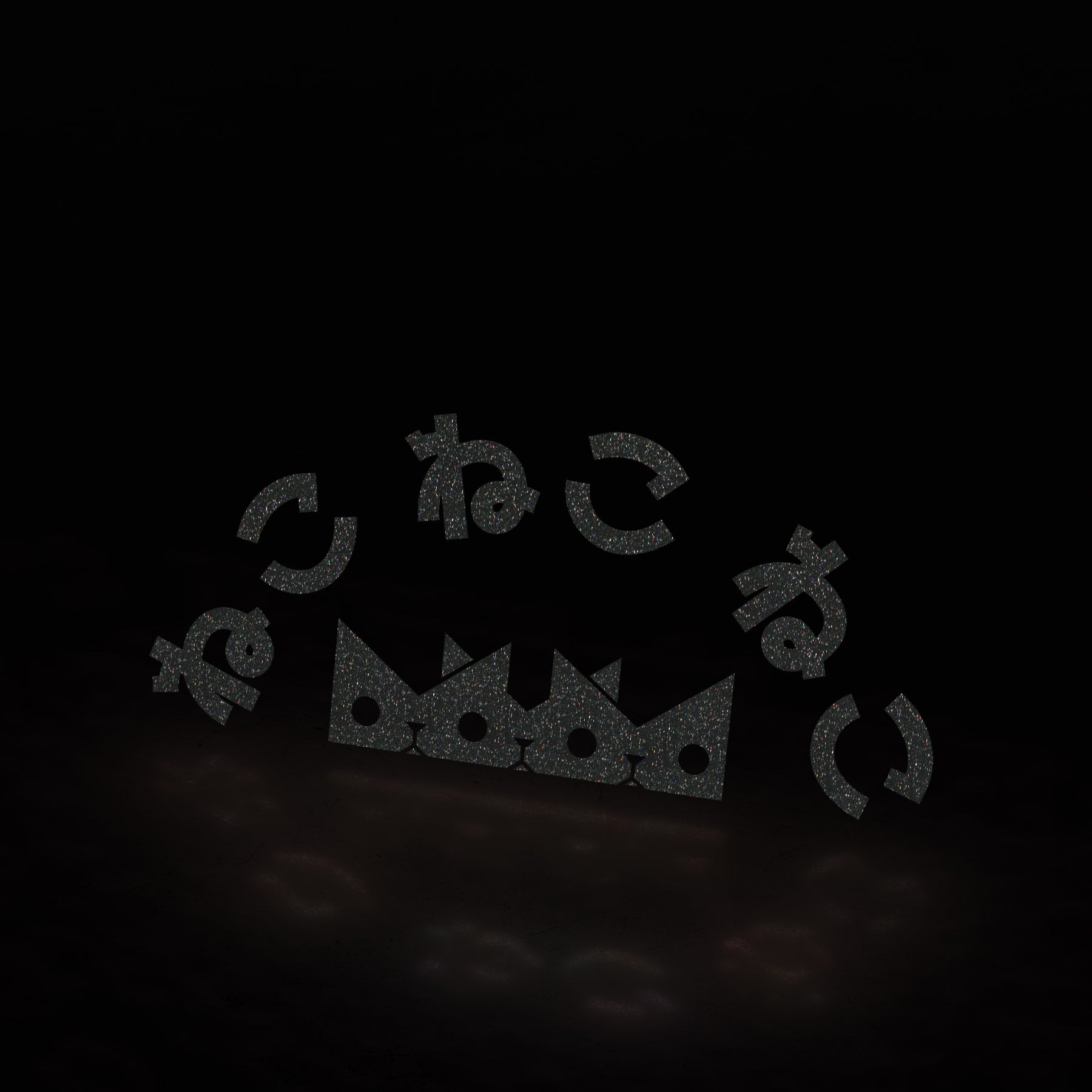 (invisible) triple cat crown logo (decal) - triple cat deluxe