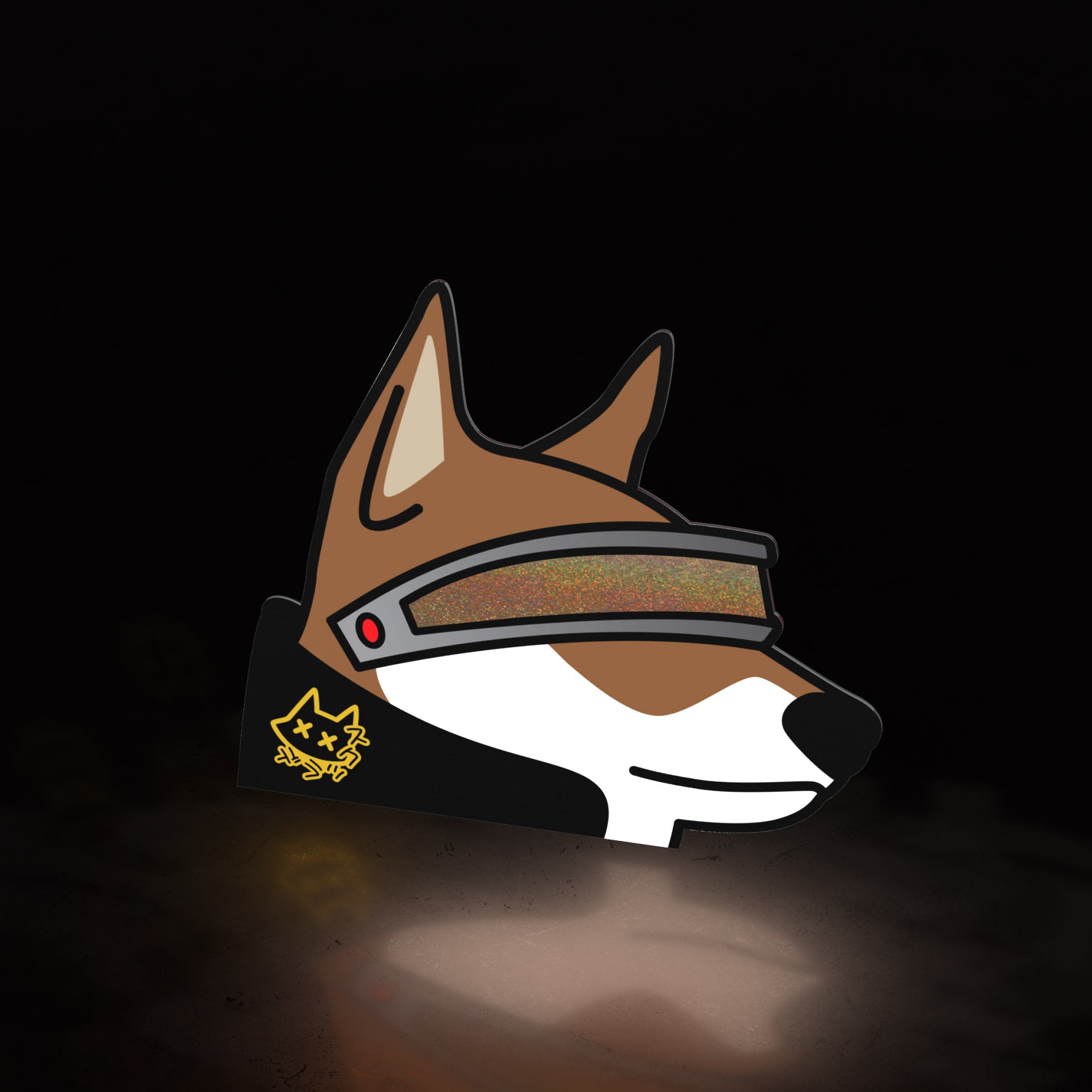(invisible) trek boy (sticker) - triple cat deluxe