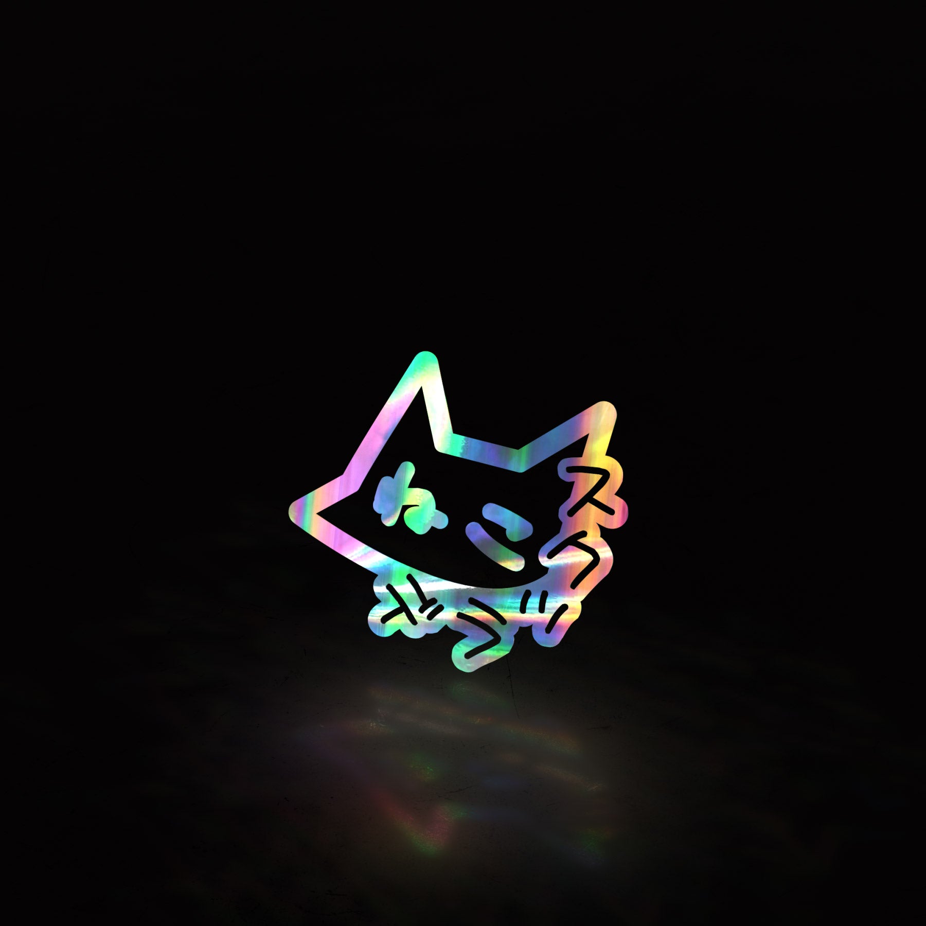 neko eyes deluxe (decal) - triple cat deluxe