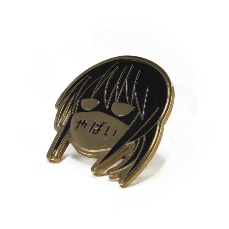 危険 Girl - Lapel Pin - triple cat deluxe
