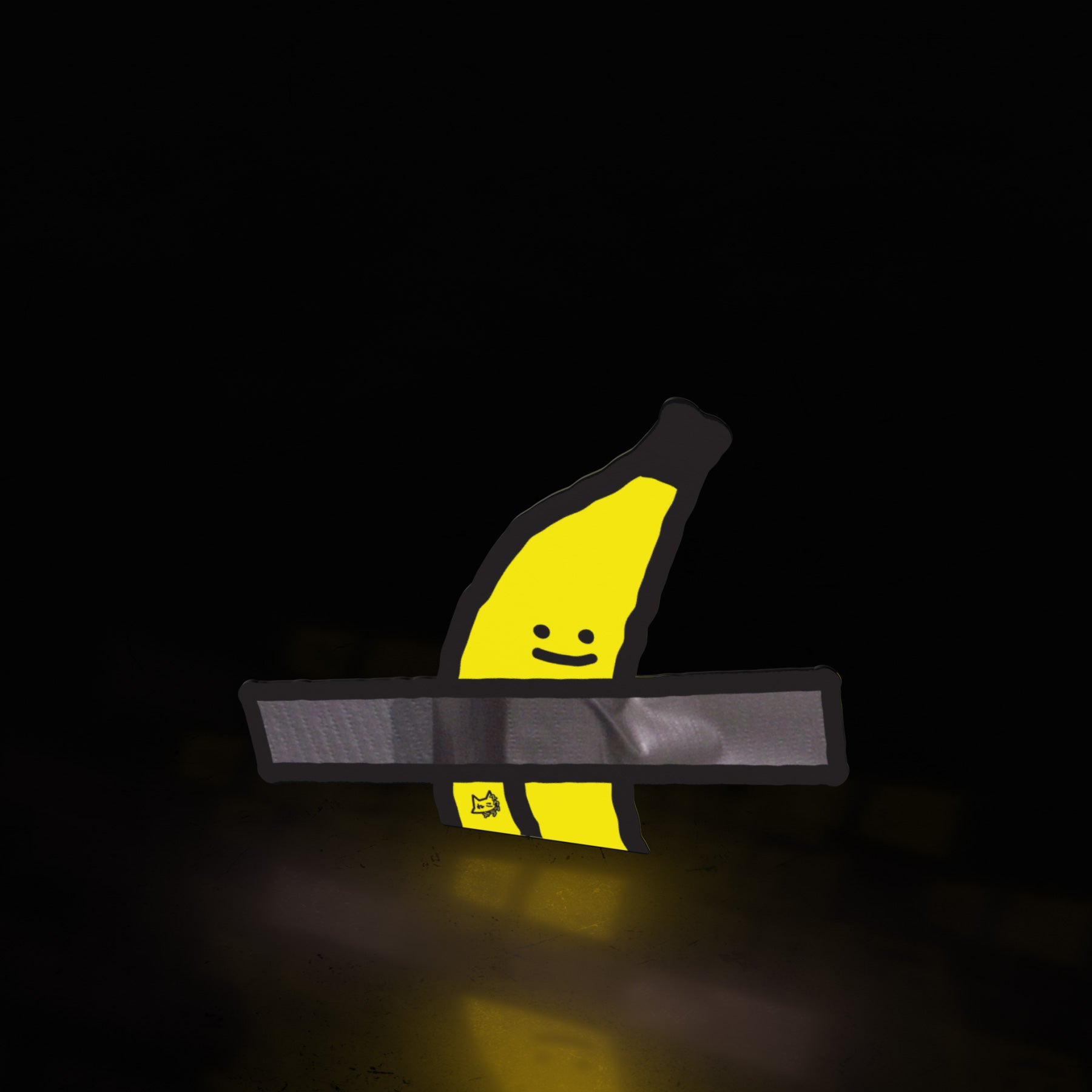 banana art boi (sticker) - triple cat deluxe