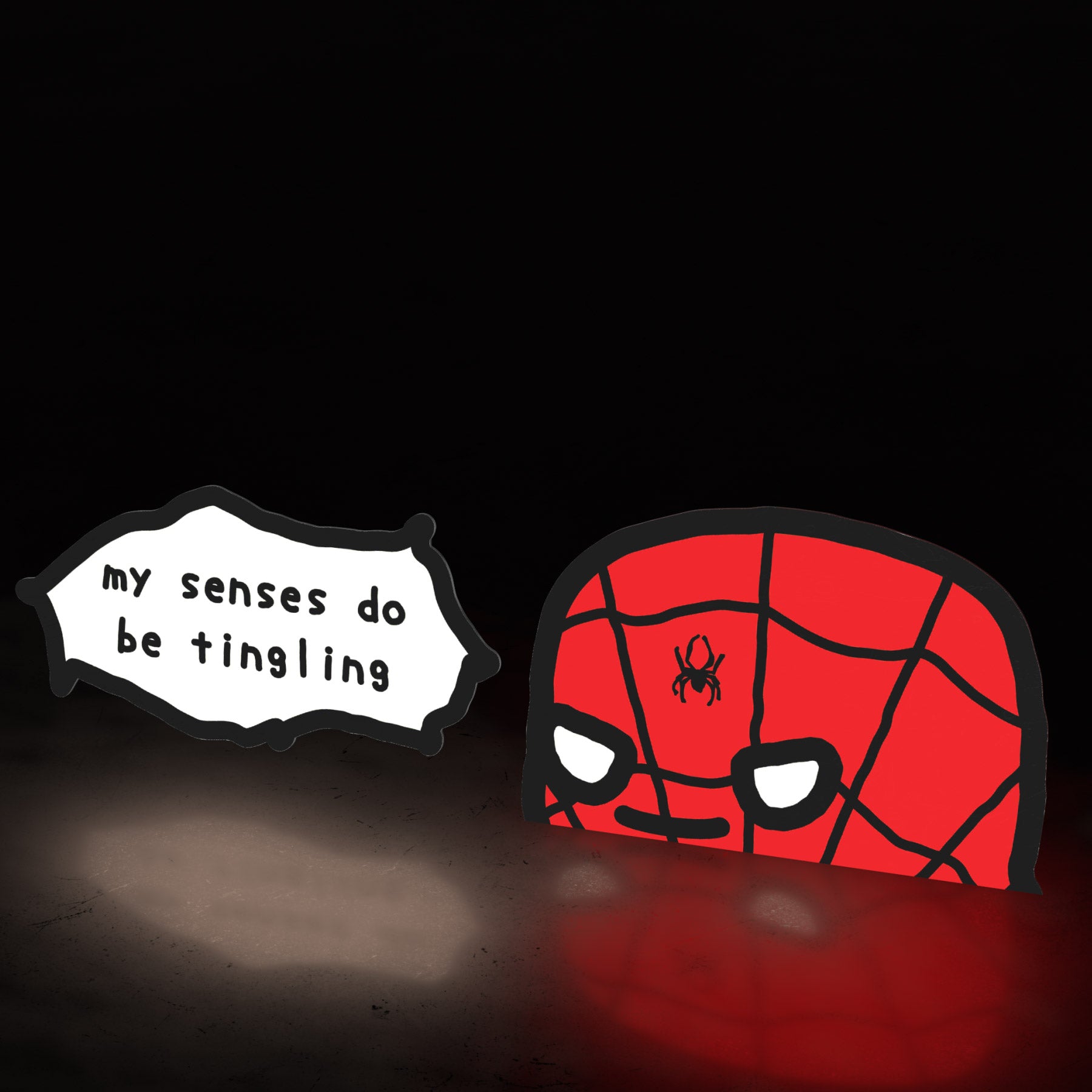 spider boi (sticker) - triple cat deluxe
