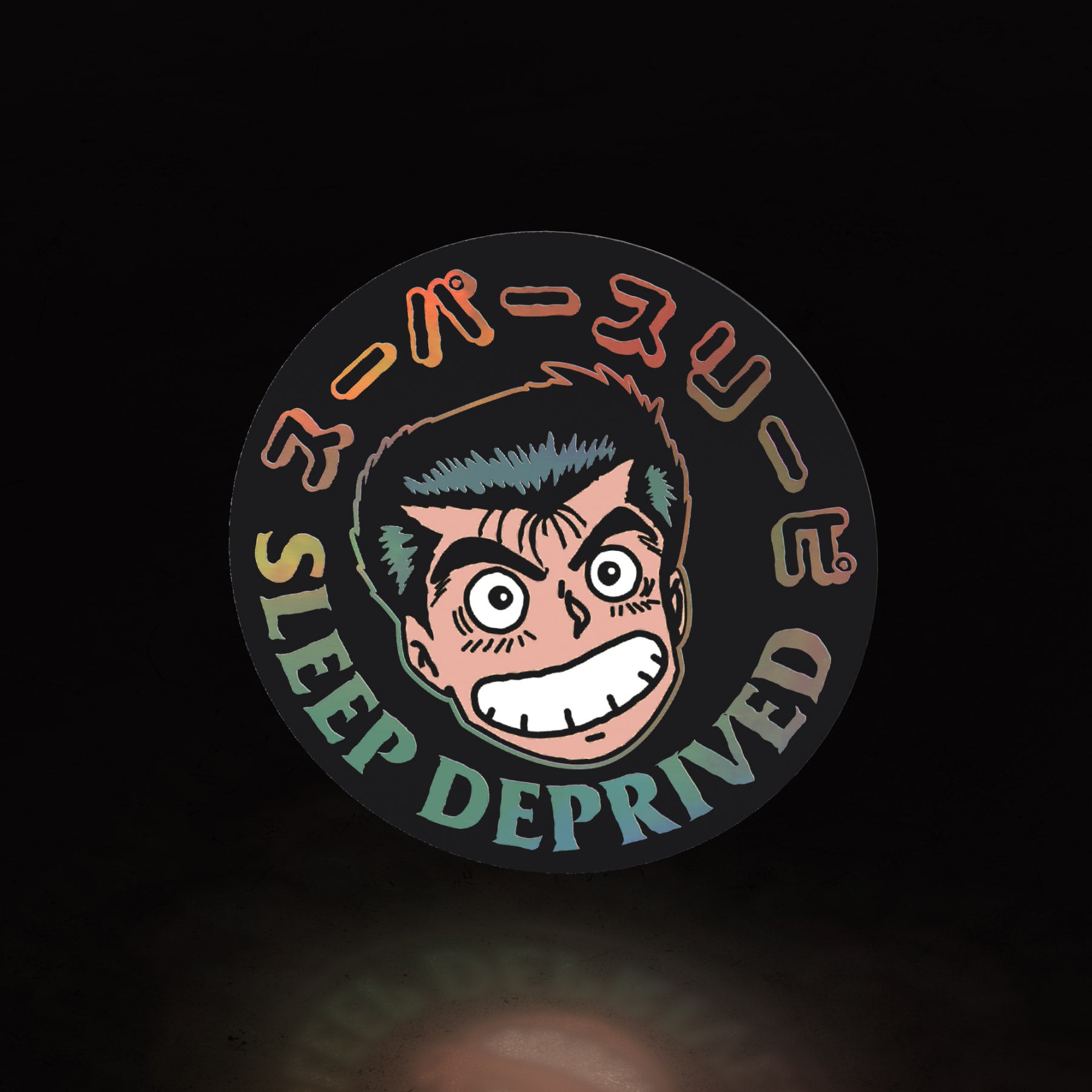 yusuke sleep deprived (sticker) - triple cat deluxe