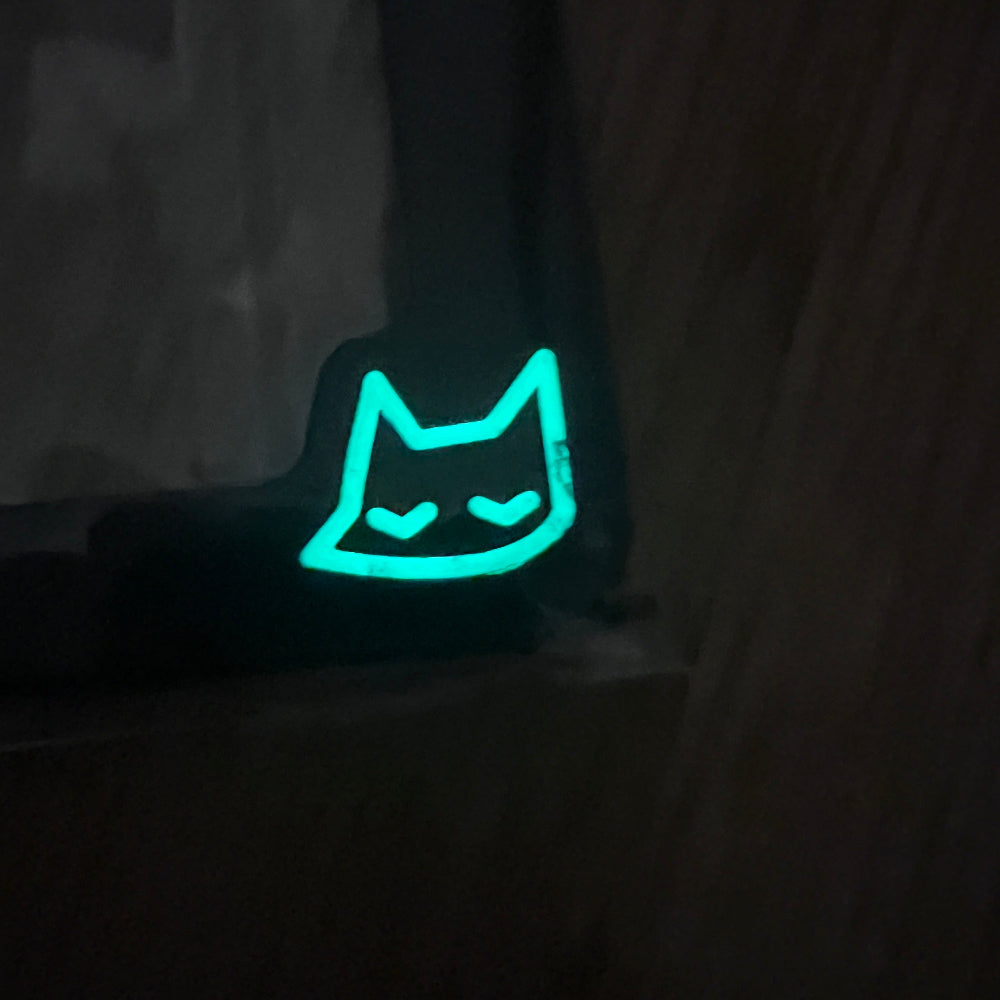 always tired v2.0 - license plate frame ~ GLOW - triple cat deluxe