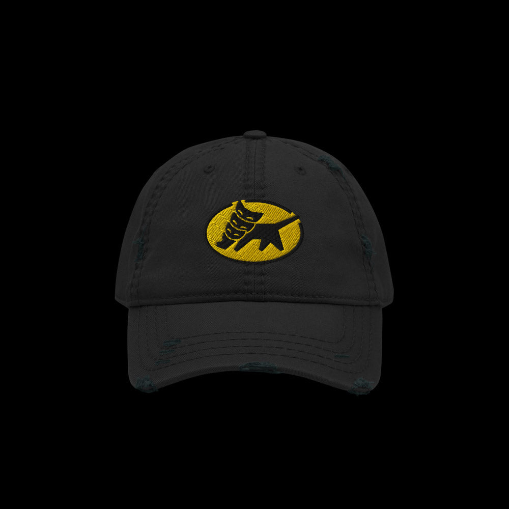 triple cat transport (distressed dad hat) ~  made to order - triple cat deluxe