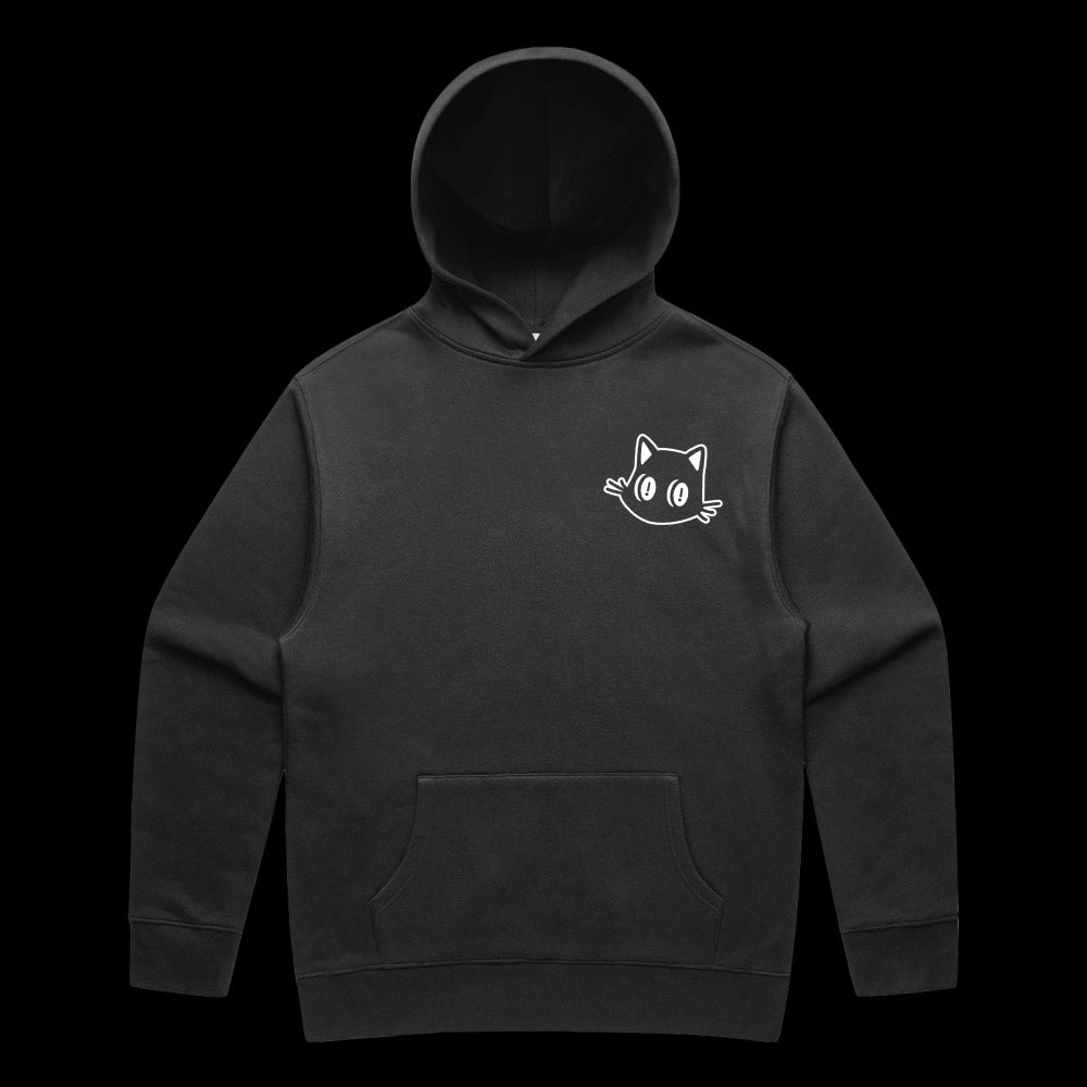 bad for health liquid brain ~ relaxed faded hoodie - triple cat deluxe