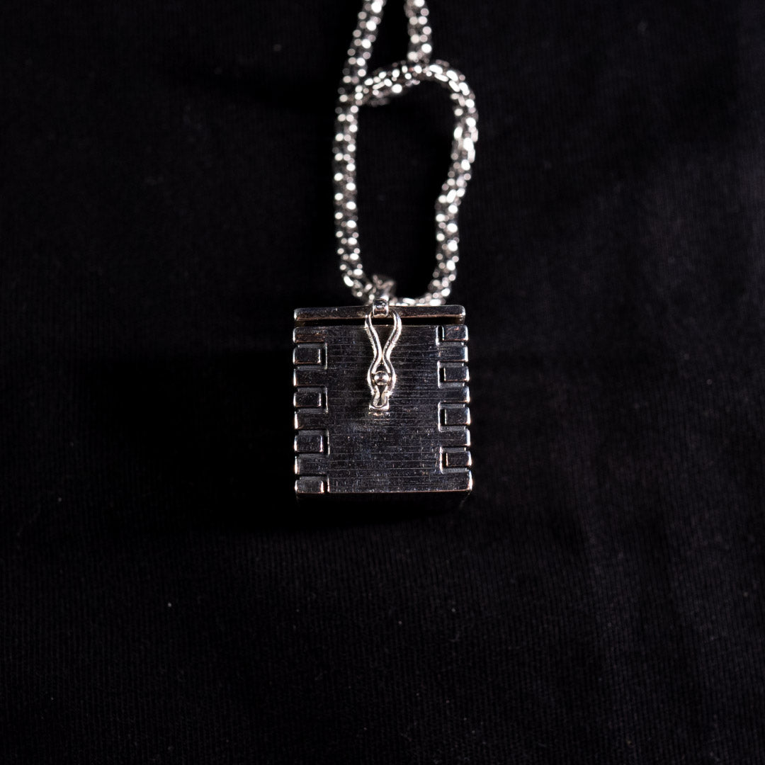 サイコロ dice box (necklace) ~ STERLING SILVER PENDANT