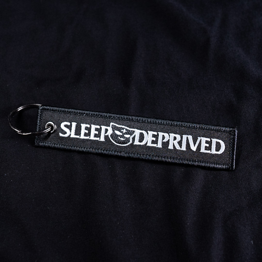 sleep deprived 😼 (flight tag) ~ black - triple cat deluxe