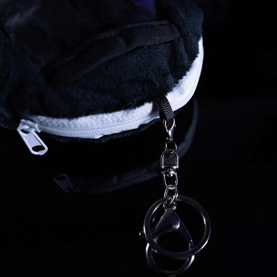 anxiety boi plushie ~ coin pouch wallet - triple cat deluxe