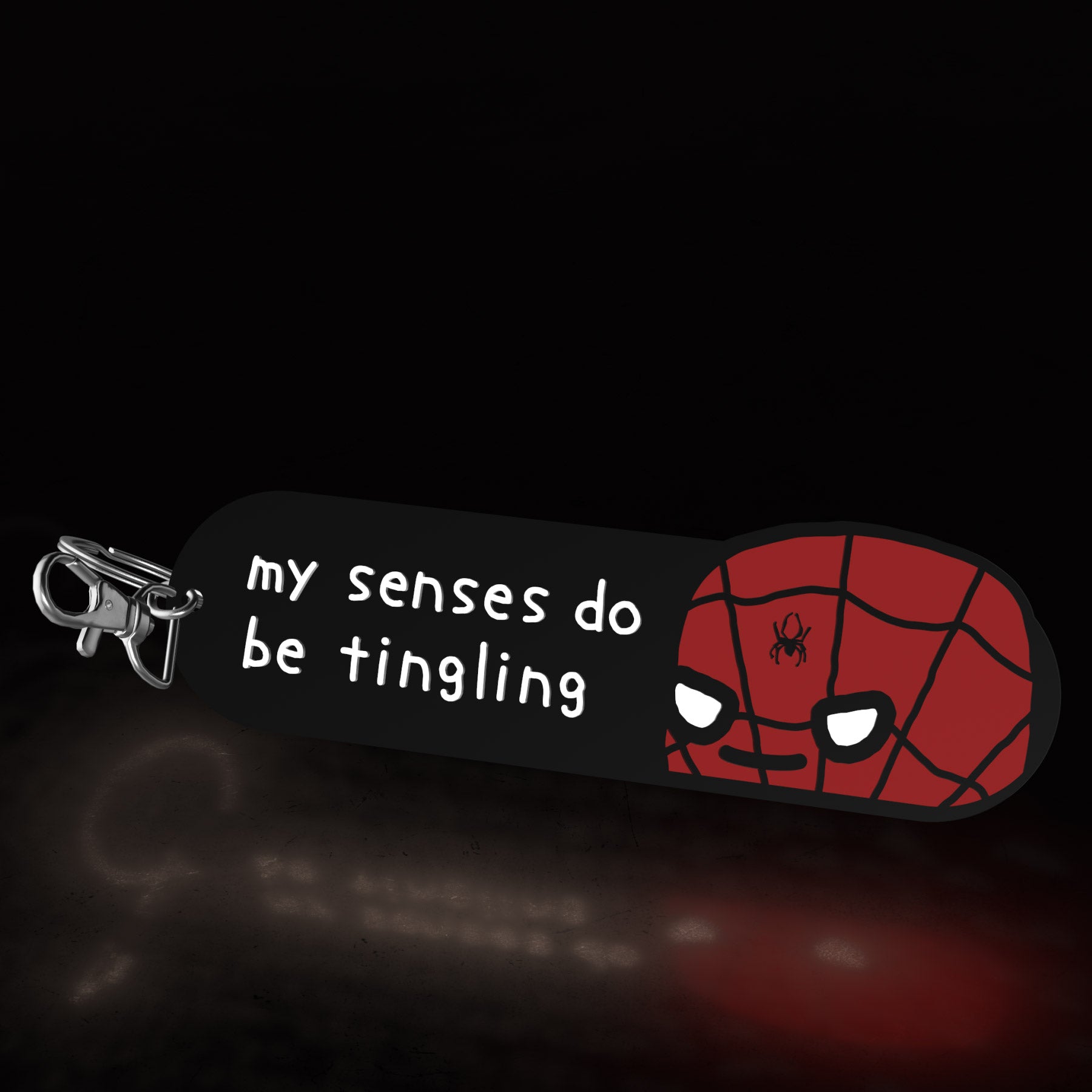 spider boi - my senses do be tingling (pvc keychain) - triple cat deluxe