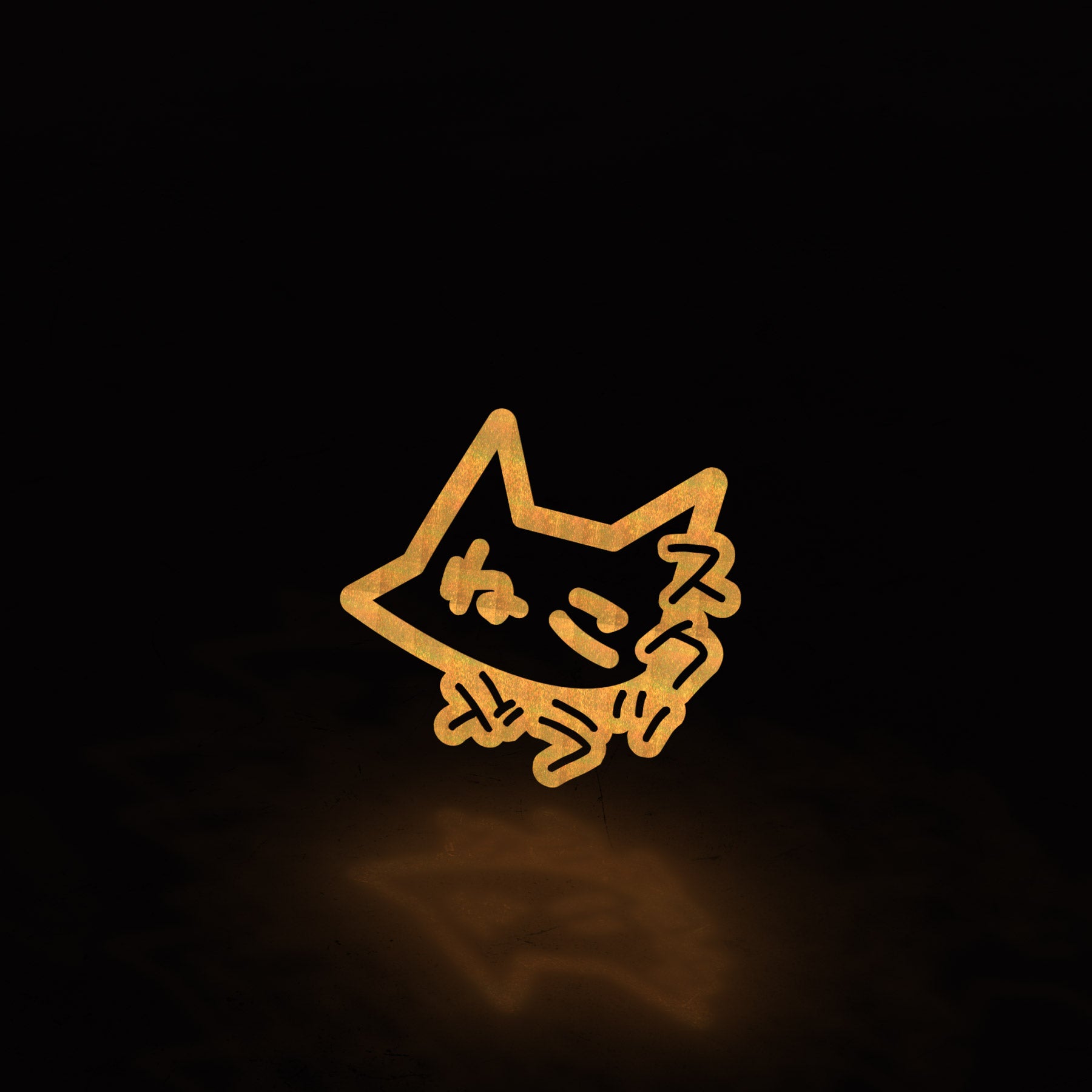 (invisible) neko eyes deluxe (decal) - triple cat deluxe