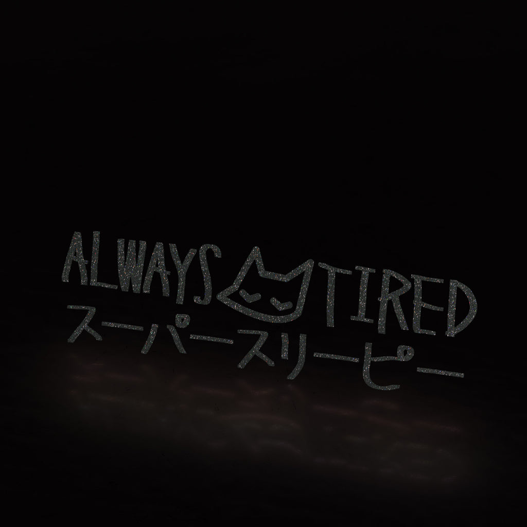 (invisible) always tired neko (decal) - triple cat deluxe