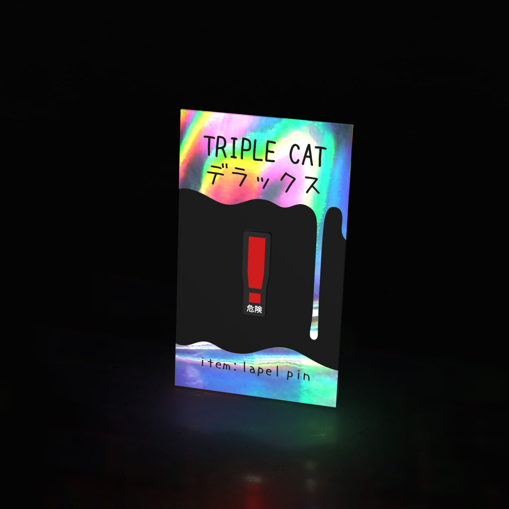 spotted "!" (pin) - triple cat deluxe