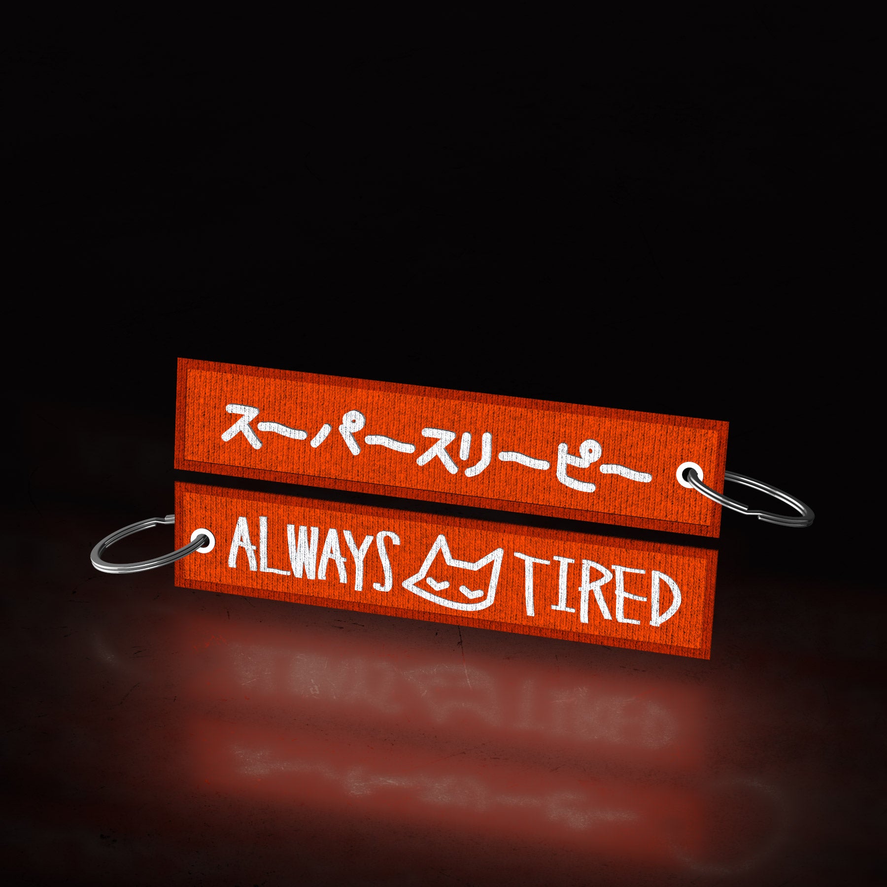 always tired (flight tag) - triple cat deluxe