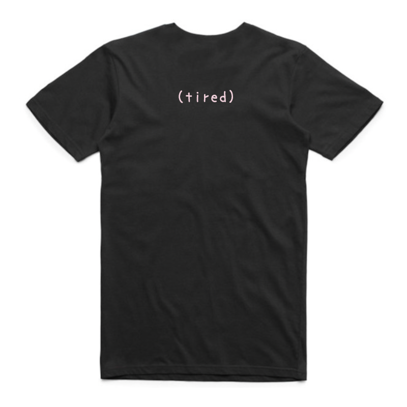 疲れ (tired) ~ black shirt ~ preorder - triple cat deluxe