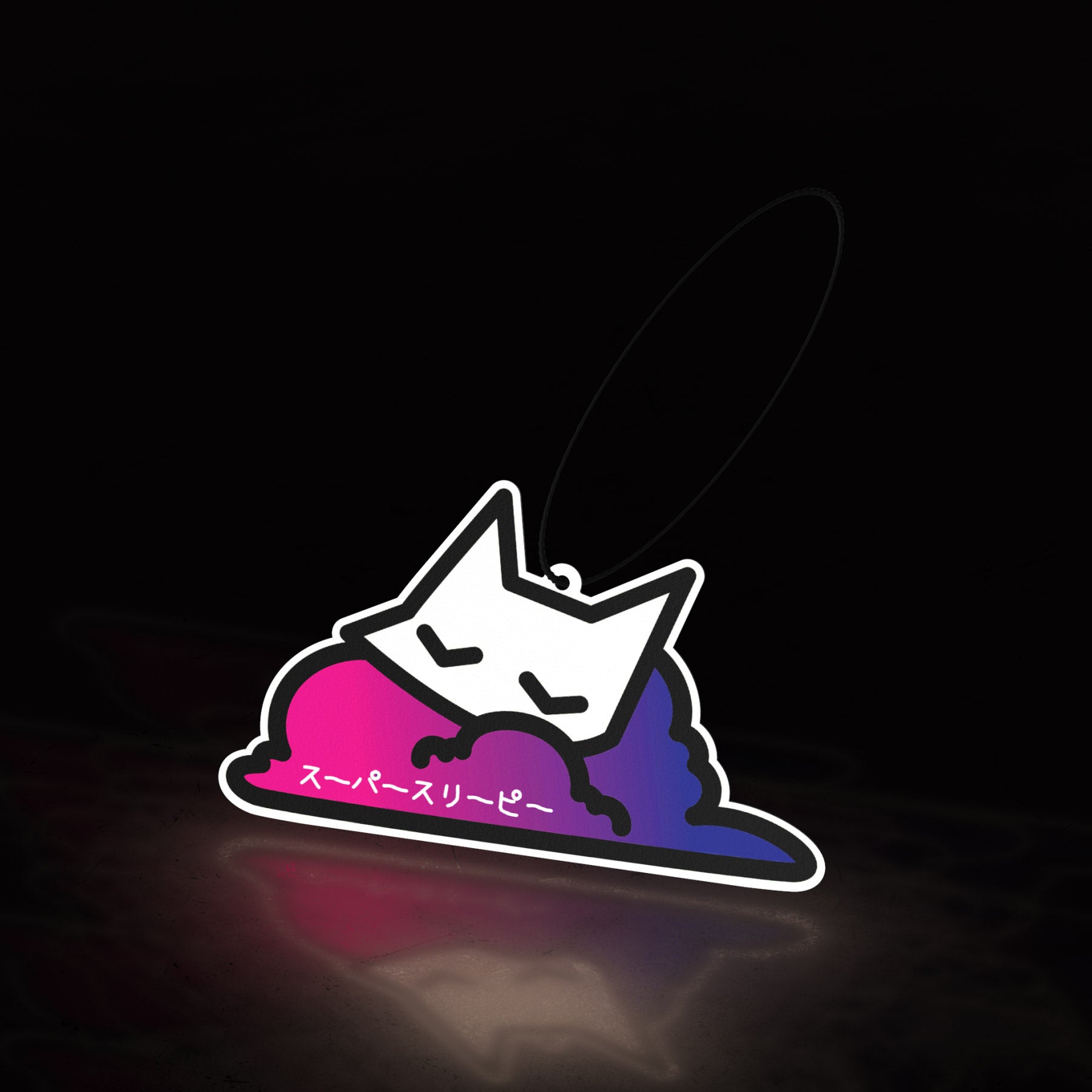 sleepy cloud cat (air freshener) - triple cat deluxe