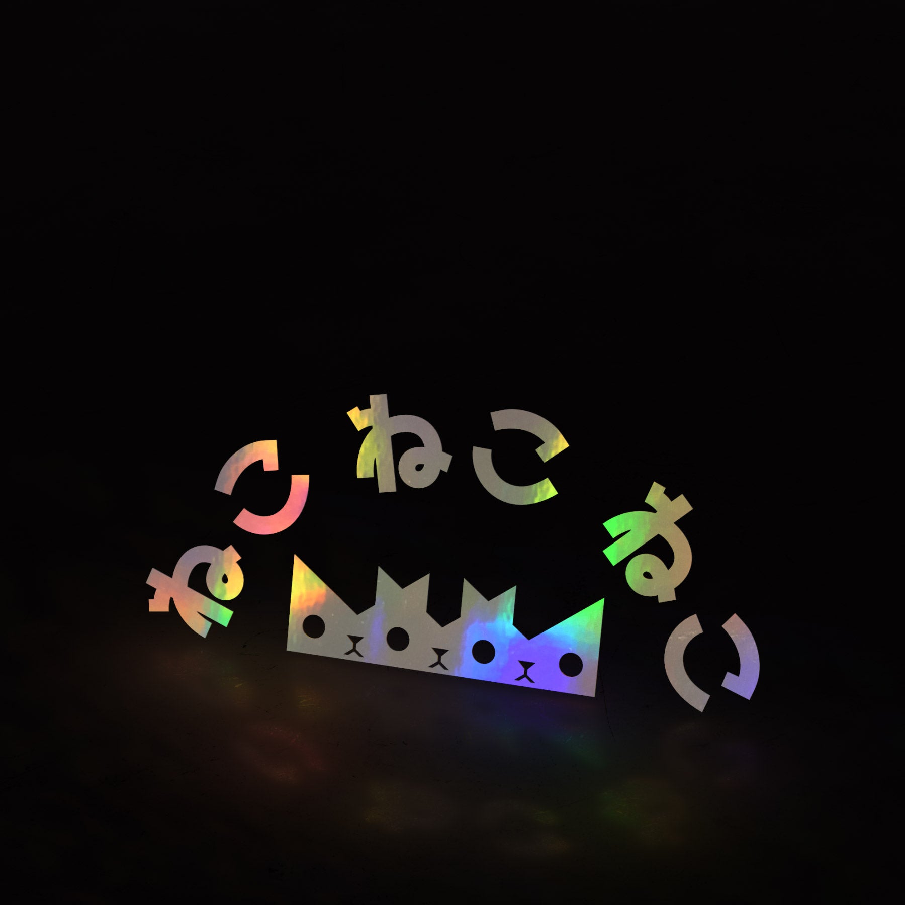 triple cat crown logo (decal) - triple cat deluxe