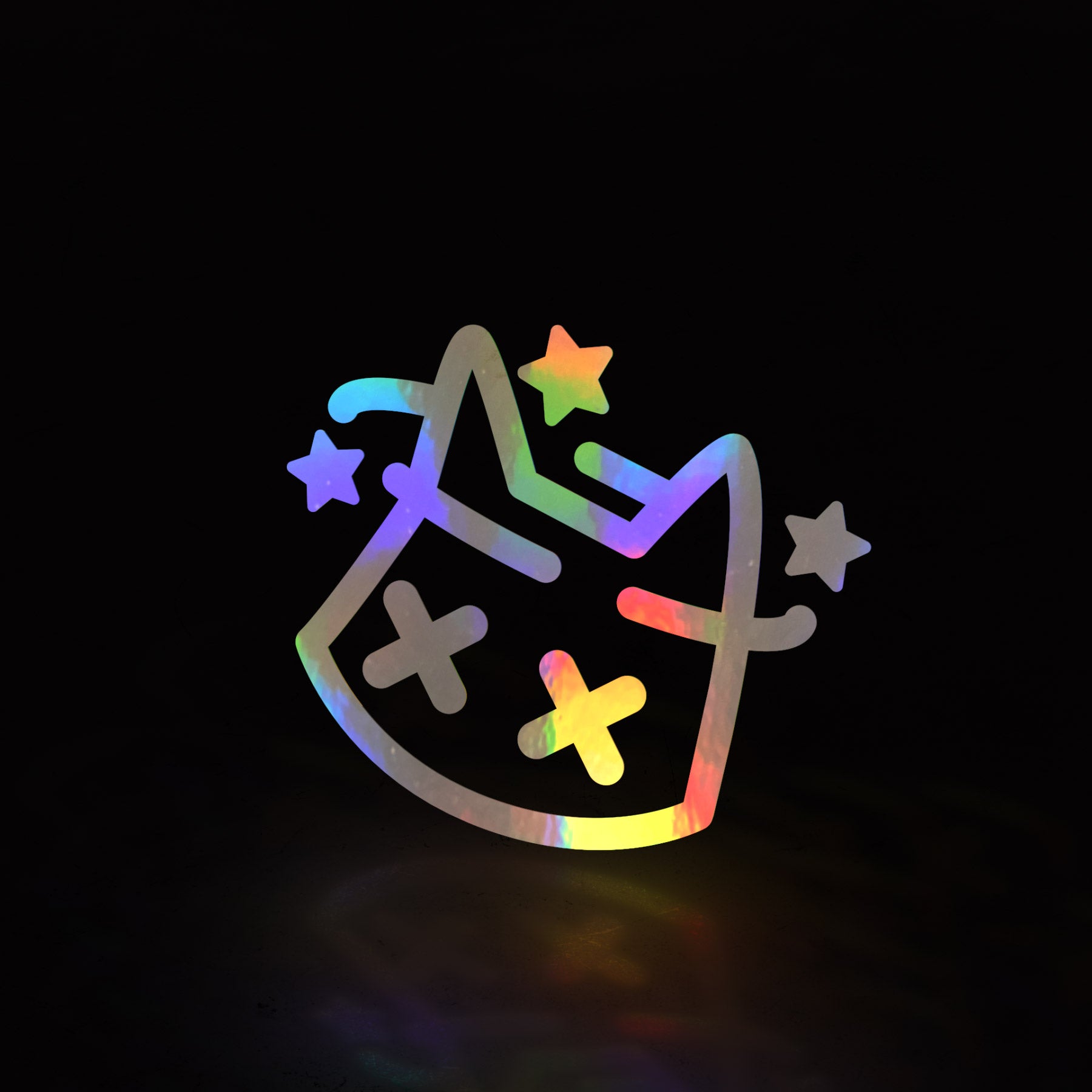 dizzy kitty (decal) - triple cat deluxe