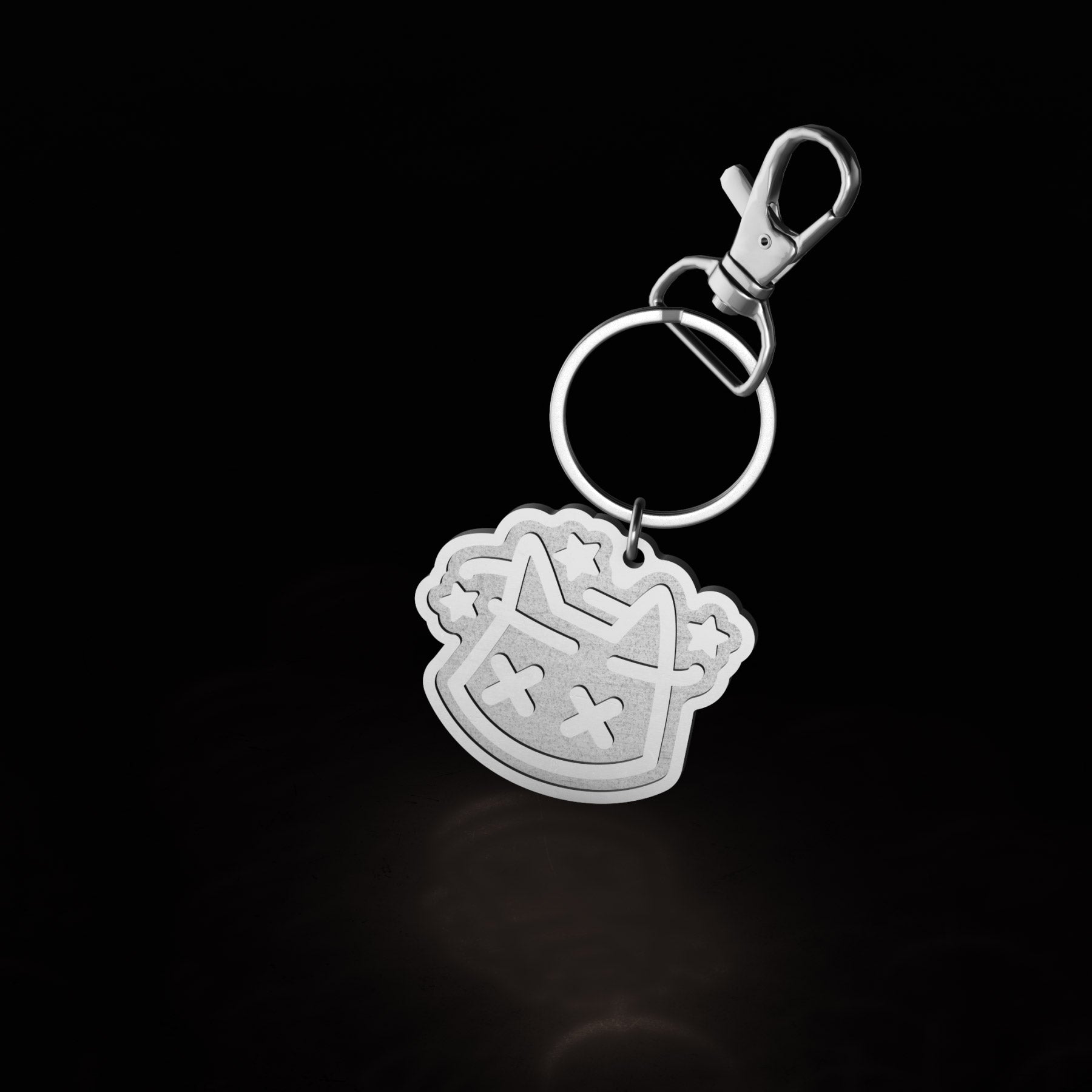 dizzy kitty (keychain) - triple cat deluxe