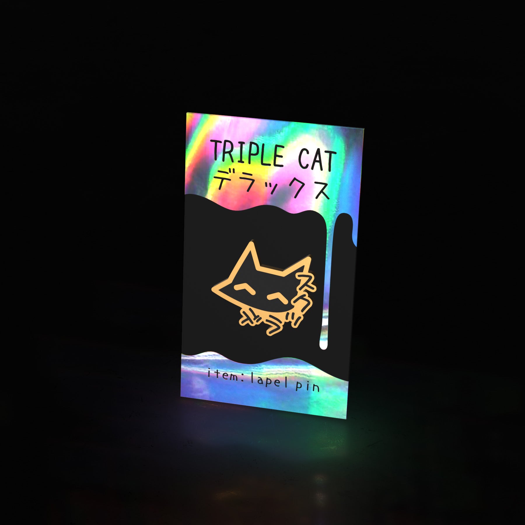 happy cat deluxe (pin) - triple cat deluxe