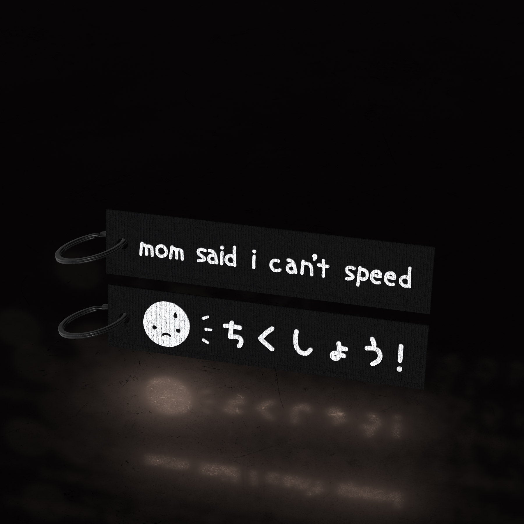 mom said i can't speed (flight tag) - triple cat deluxe