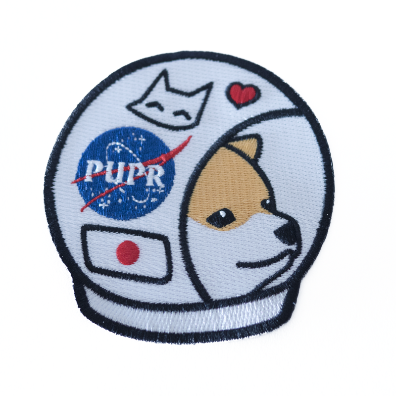 space pup shiba (patch) - triple cat deluxe