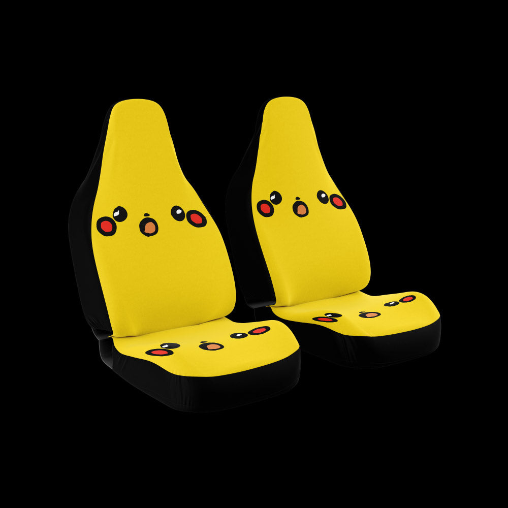shocked boi ~ car seat cover (pair) ~ made to order - triple cat deluxe