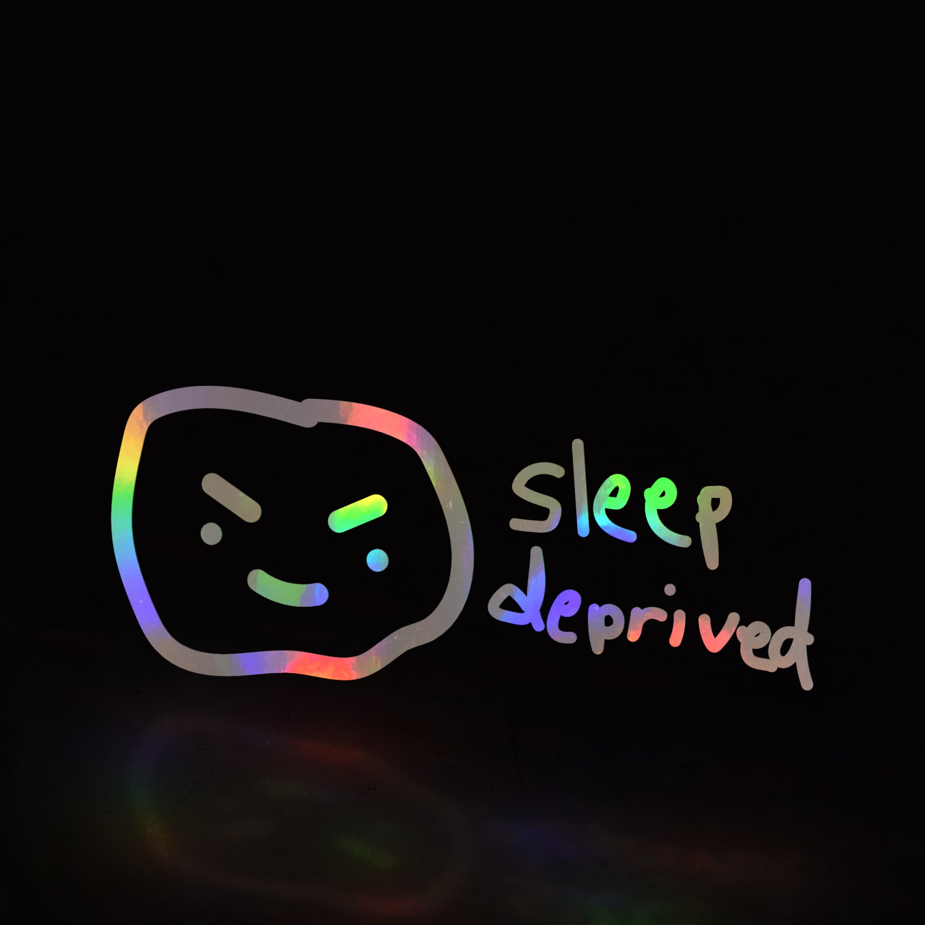 sleep deprived boi (decal) - triple cat deluxe