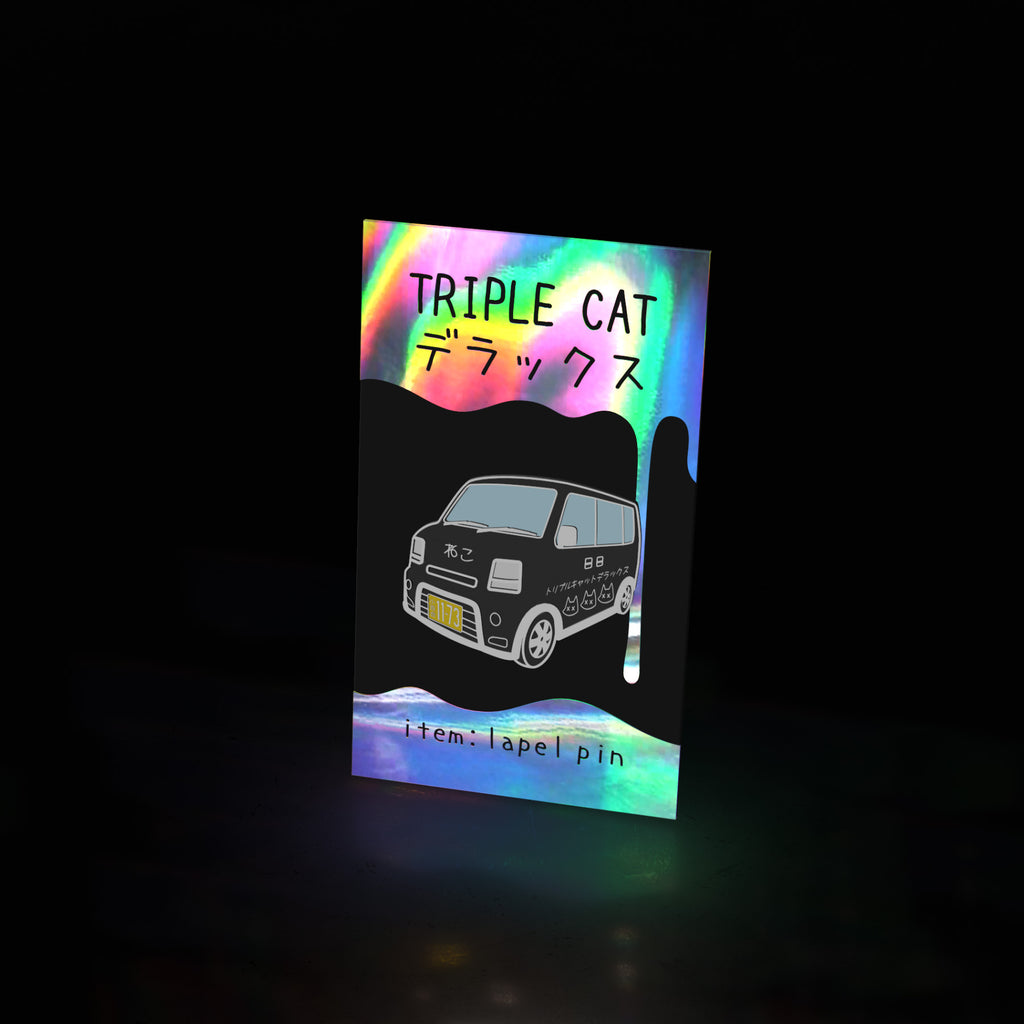 neko bus black (pin) - triple cat deluxe