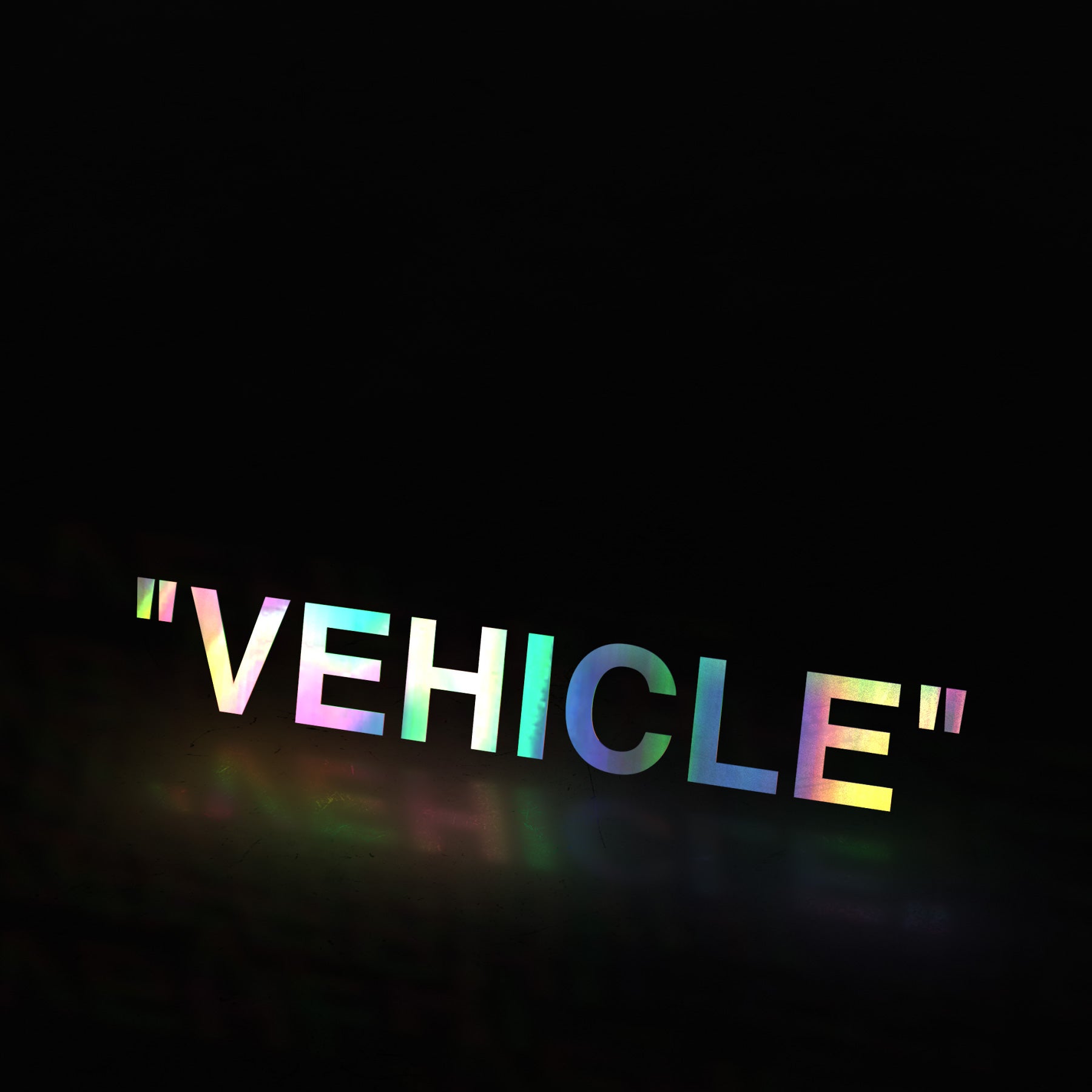 "VEHICLE" (decal) - triple cat deluxe